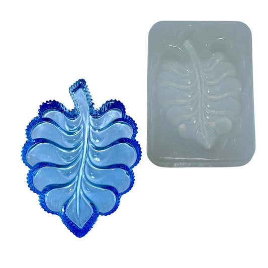 Leaf Shape Silicone Mold for Stand Cup Holder Resin Crafts