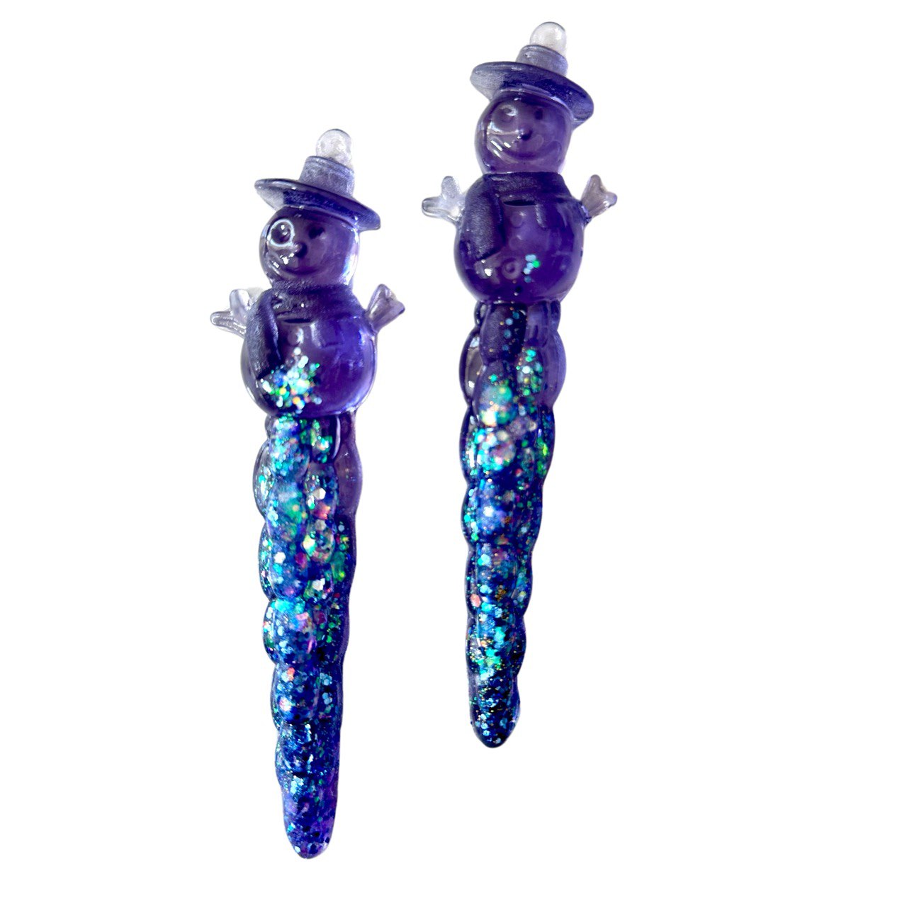 Snowman Icicles Ornament Silicone Mold