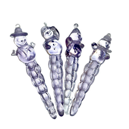 4 Snowman Icicles Silicone Mold
