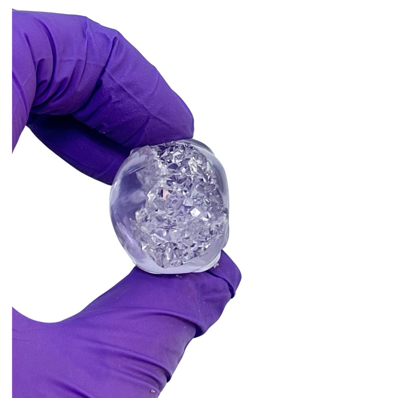 4 pc Small Crystal Geode Skull Silicone Mold