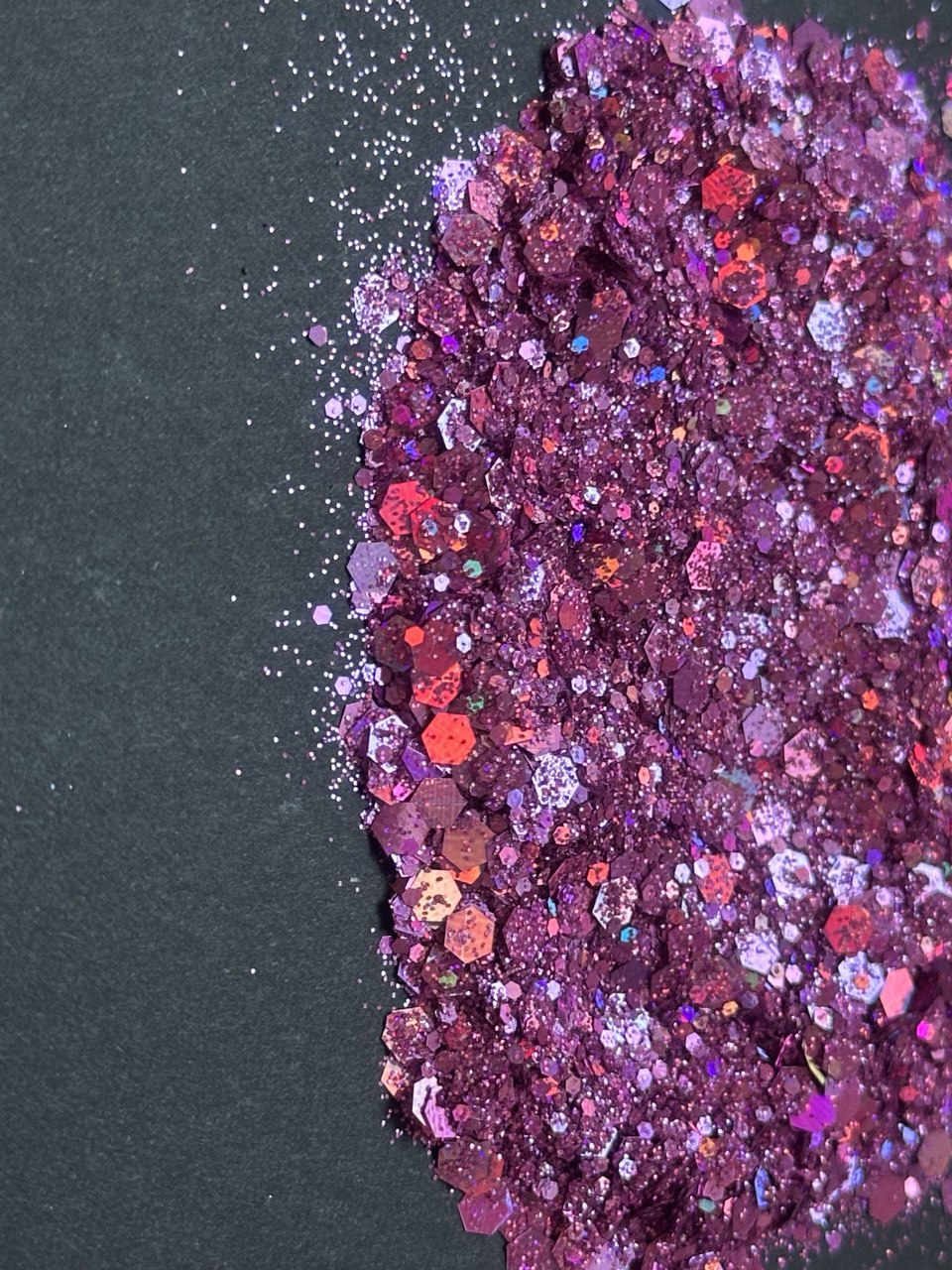 5g Gloss Chunky Purple Glitter Mix
