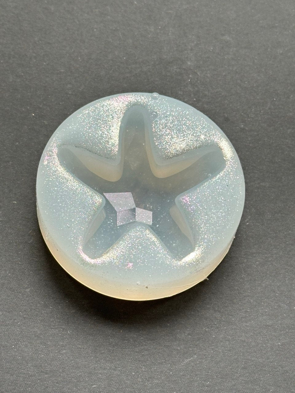 Starfish Silicone Mold for Resin | Faceted Sea Star Ornament Mold