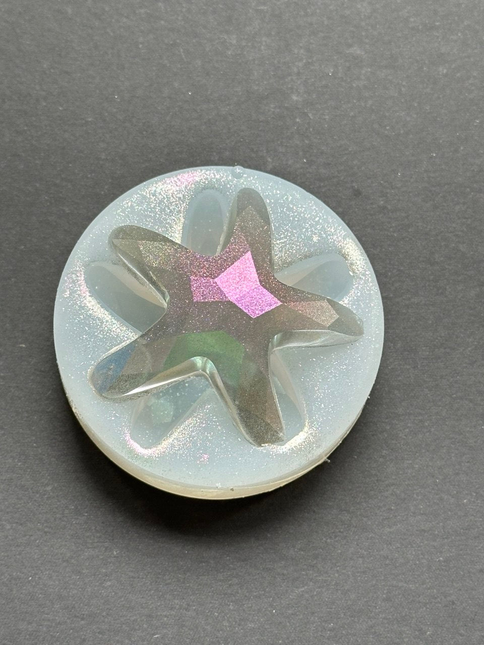 Starfish Silicone Mold for Resin | Faceted Sea Star Ornament Mold