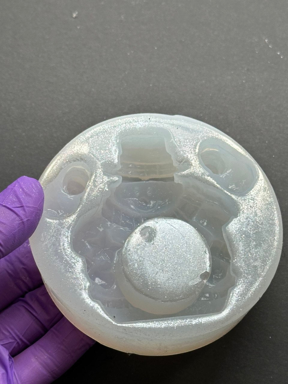 Snowman Silicone Mold for Resin – Candy or Money Holder Mold