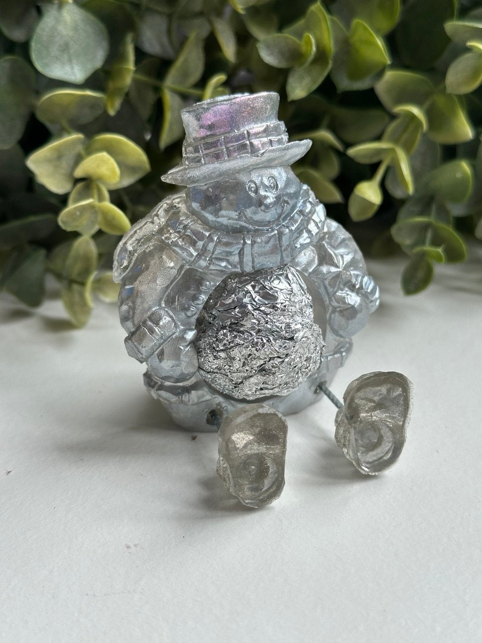 Snowman Silicone Mold for Resin – Candy or Money Holder Mold