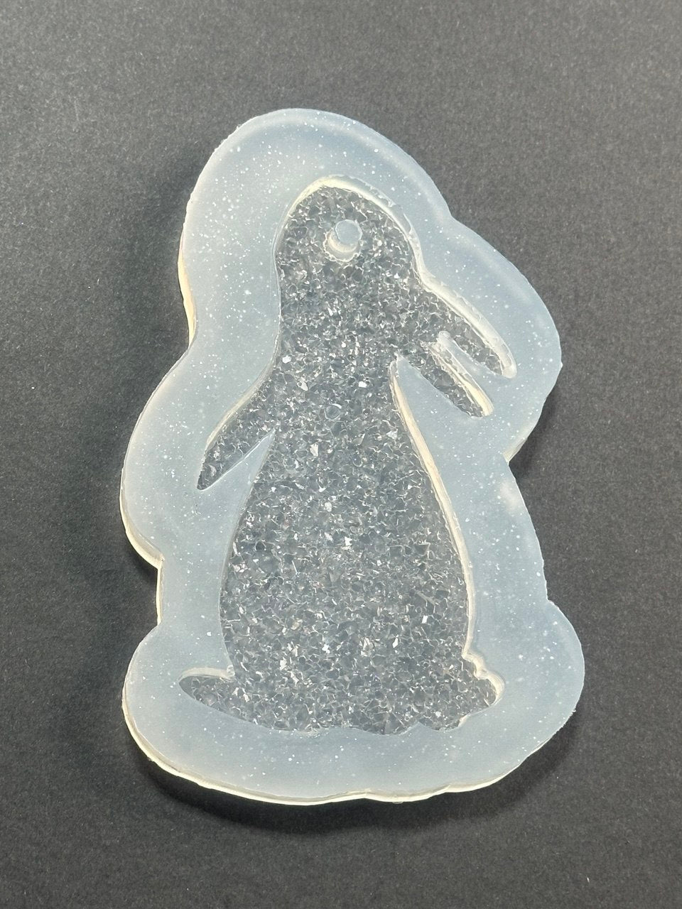 Crystal Bunny Mold – Druzy Resin Figurine Silicone