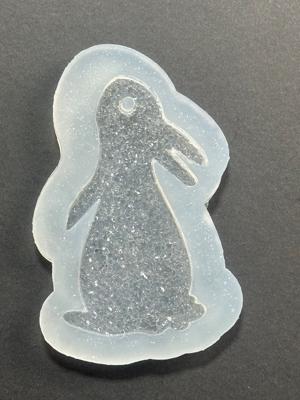 Crystal Bunny Mold – Druzy Resin Figurine Silicone