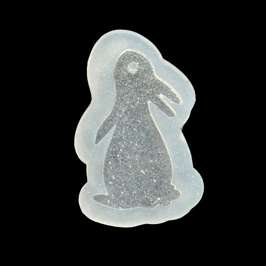 Crystal Bunny Mold – Druzy Resin Figurine Silicone