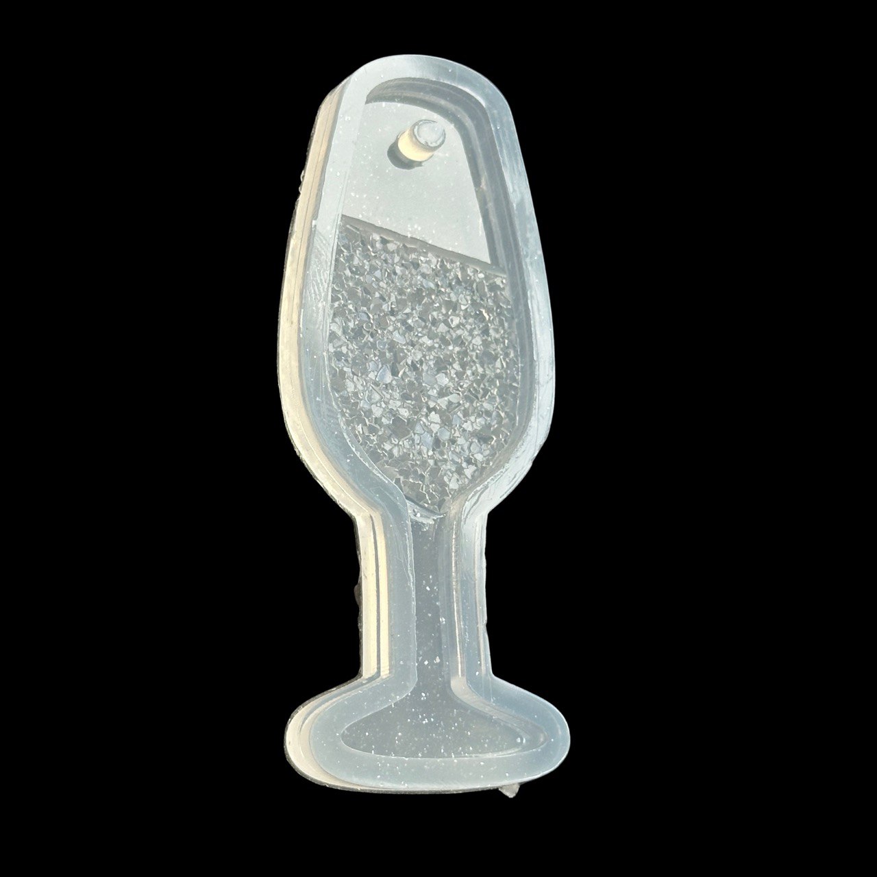 Crystal Glass Christmas Ornament Silicone Mold for DIY Holiday Crafts
