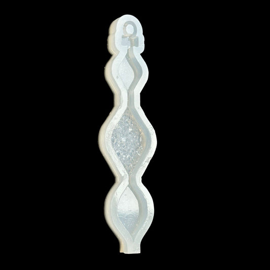 Icicle Shaped Resin Mold for DIY Christmas Ornaments - Crystal Embellishments - Holiday Gift Idea