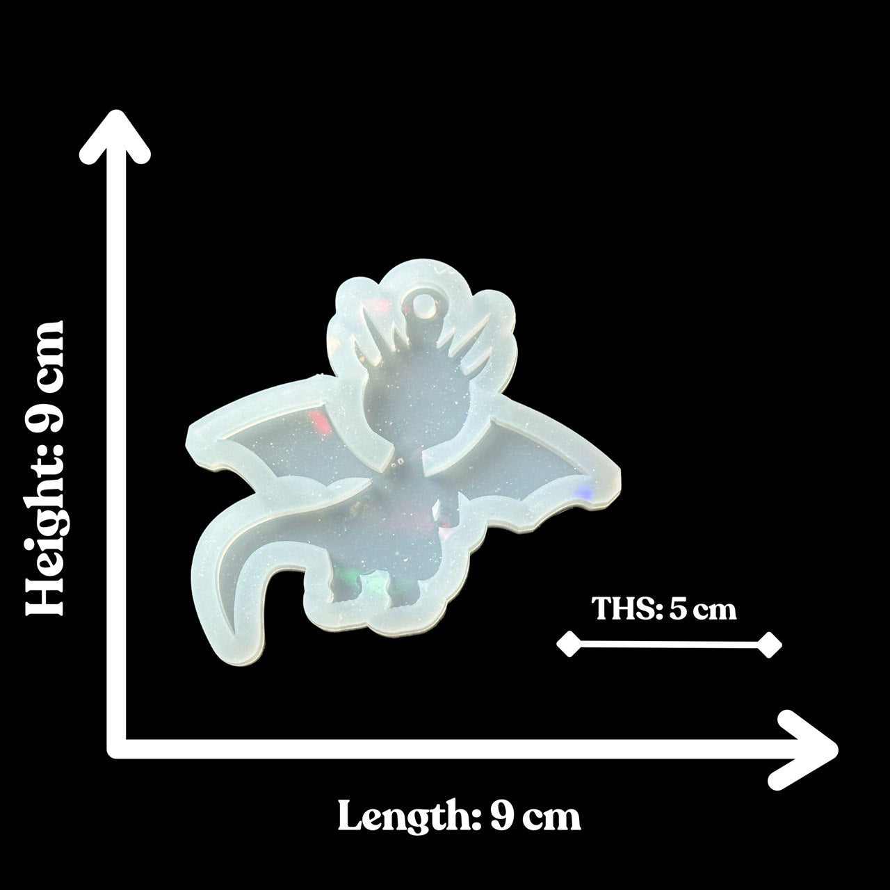 Silicone Mold for Dragon Christmas Tree – DIY Resin Decorations