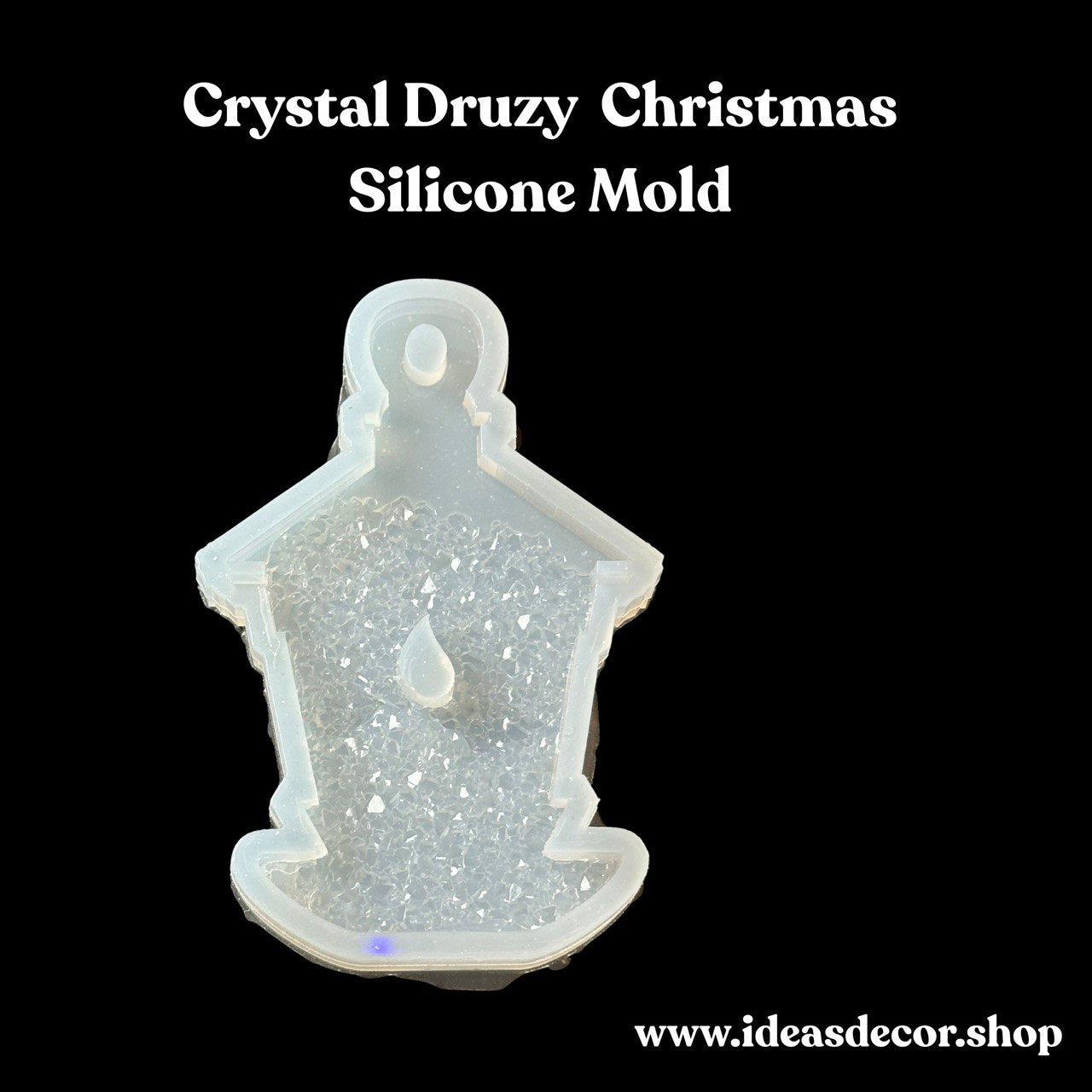 Christmas Resin Silicone Mould - Create Charming Druzy Ornaments