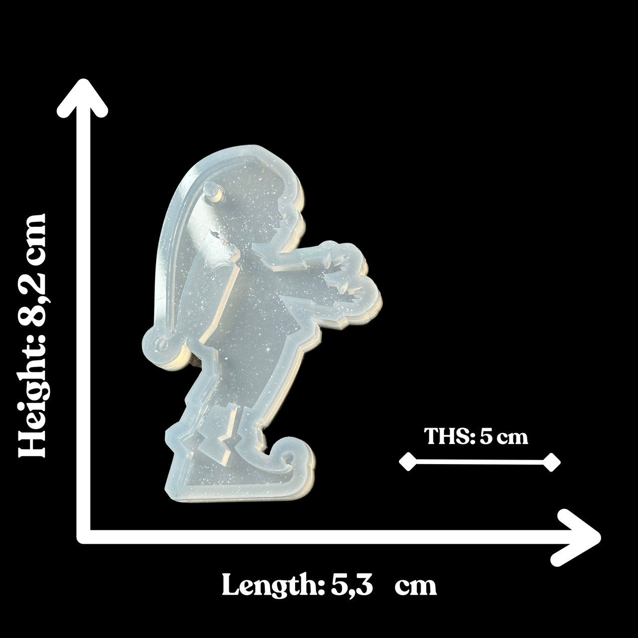 Pinocchio Christmas Tree Silicone Mold for Resin Art and Crafting