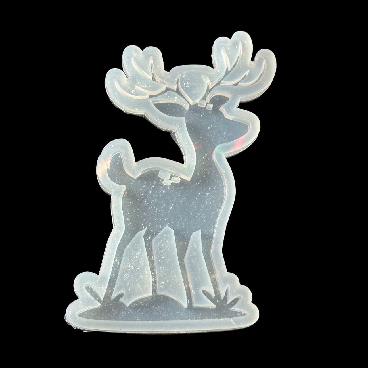 Woodland Christmas Tree Mold for Resin Art - Deer Forest Theme
