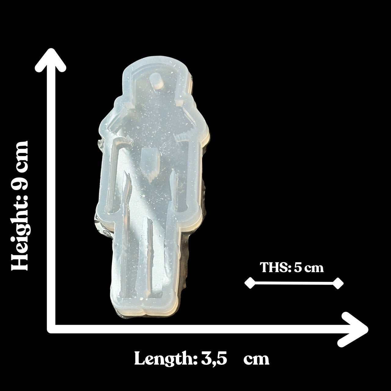 Christmas Tree Silicone Mold, Nutcracker Resin Art Holiday Craft