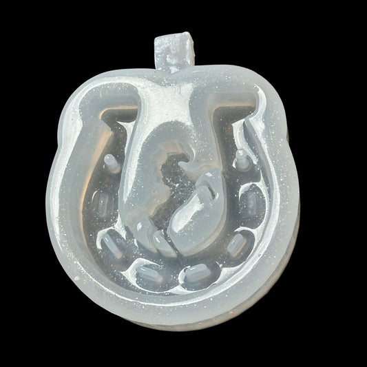 Crystal Horse and Horseshoe Silicone Mold