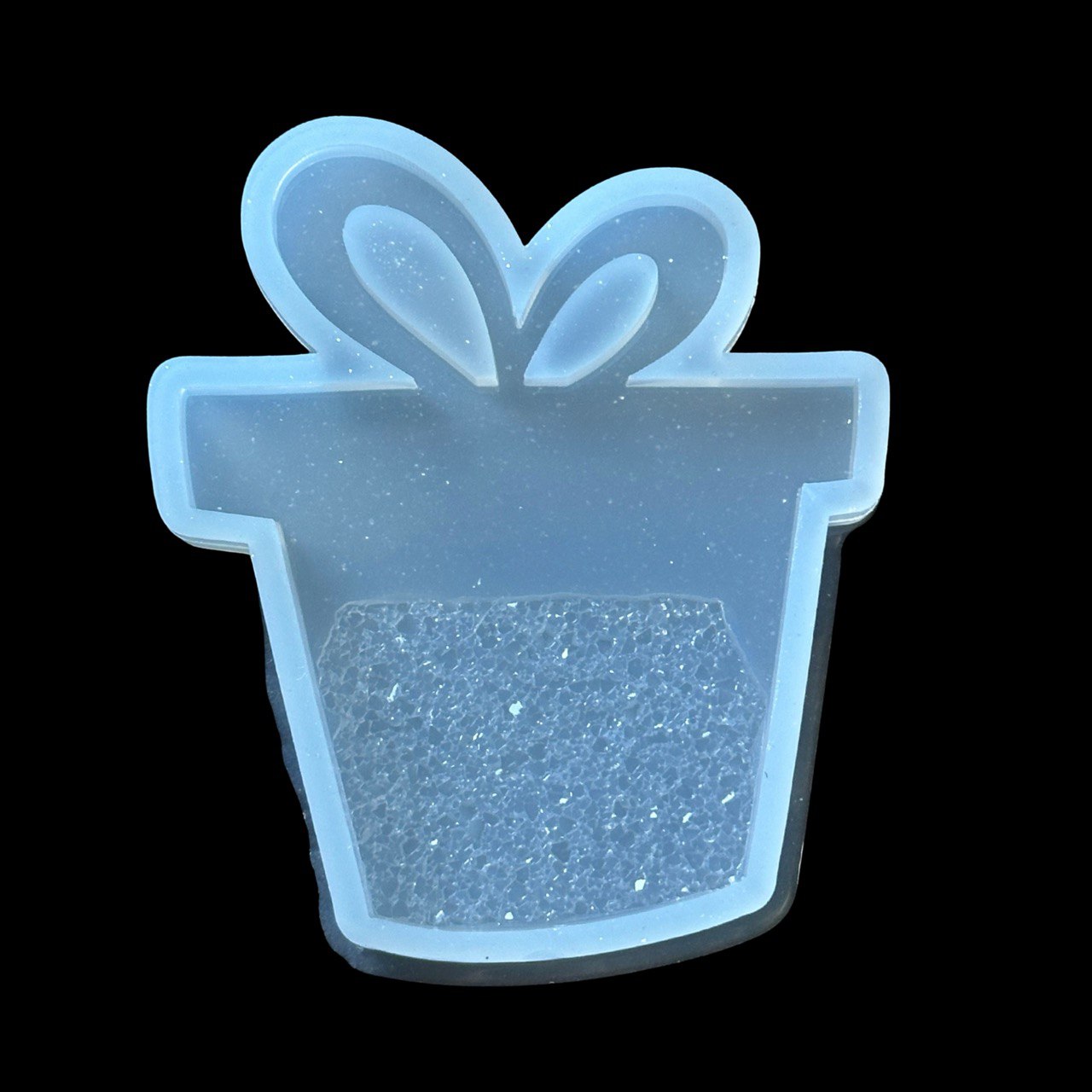 Silicone Resin Tree Toys Mould with Crystals for Christmas Gifts