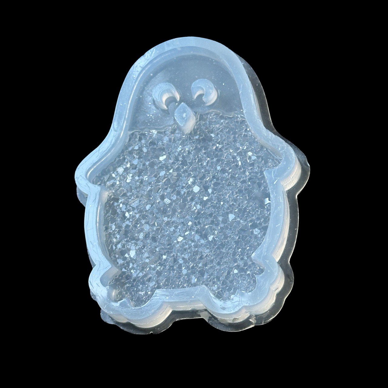 Small Penguin Silicone Mold for Resin | Christmas Ornament Mold