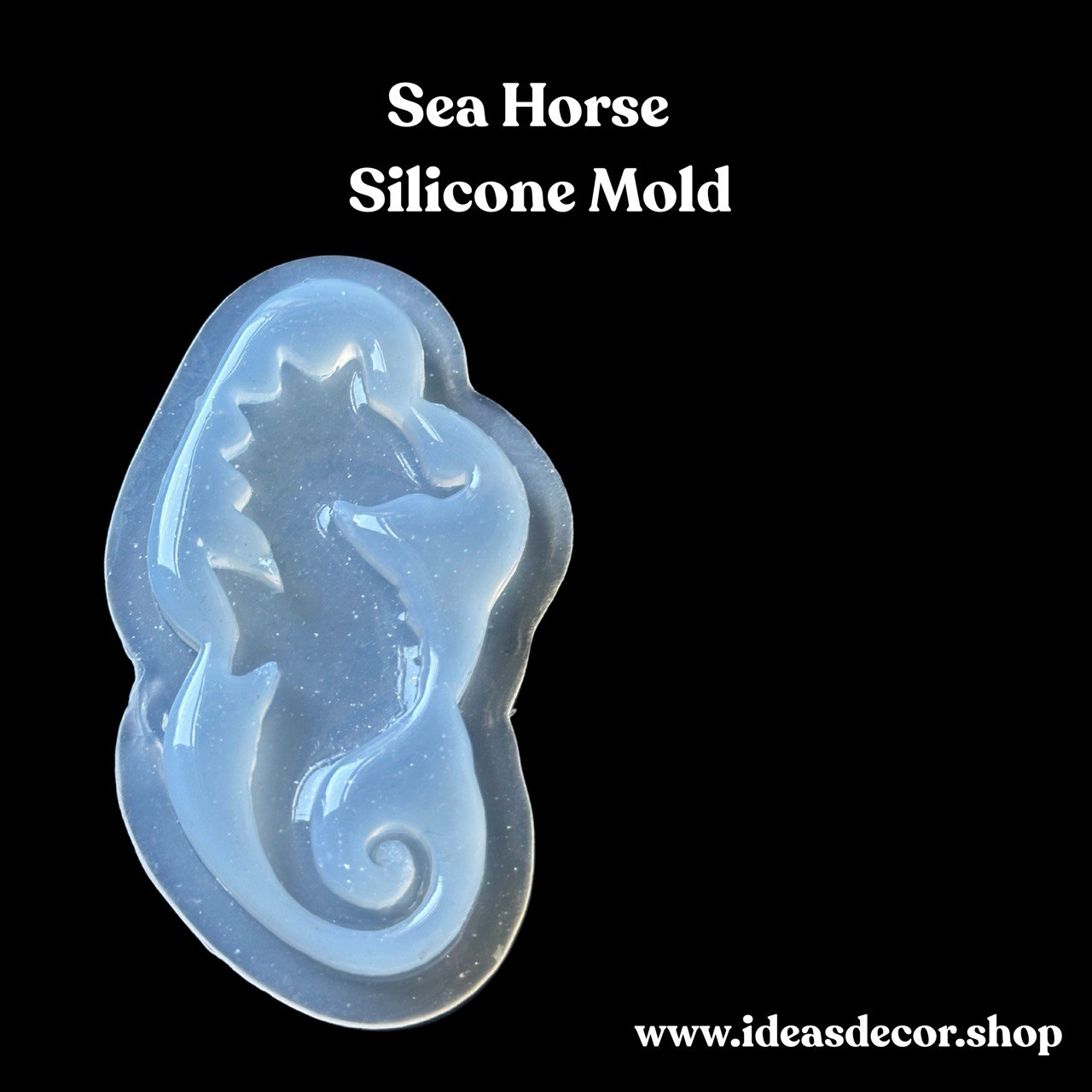 Marine Sea Set Whale and Seahorse Silicone Mold for Jewelry Resin Art
