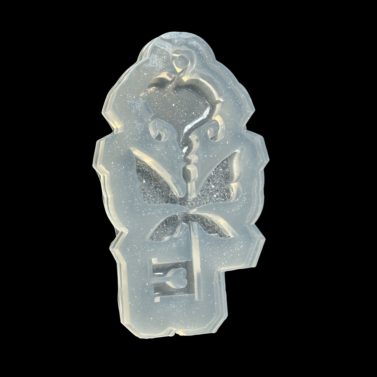Magic Key Resin Mold with Crystal Wings