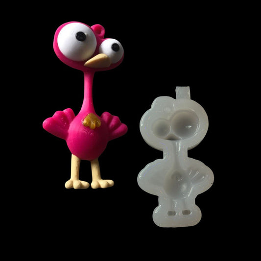 Funny Bird Silicone Mold for Resin
