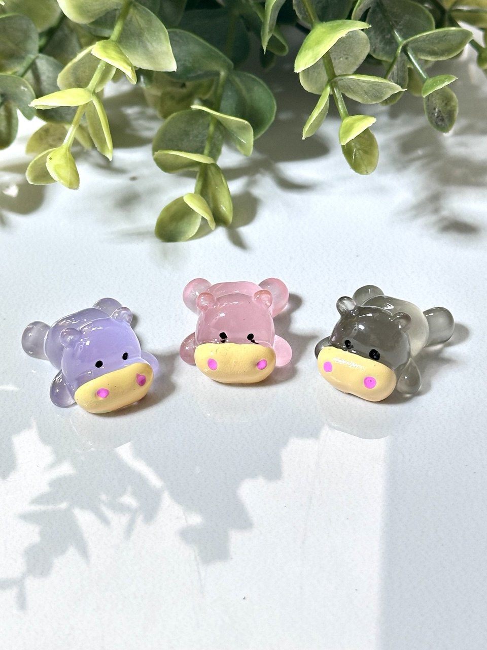 Mini Cow Silicone Mold – 3 Cavity Animal Resin Mold