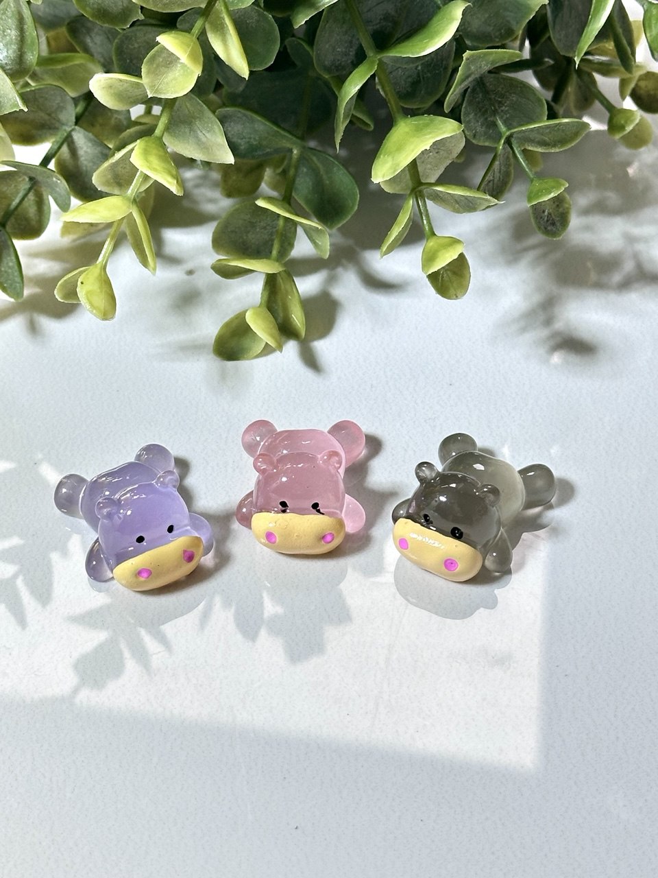 Mini Cow Silicone Mold – 3 Cavity Animal Resin Mold