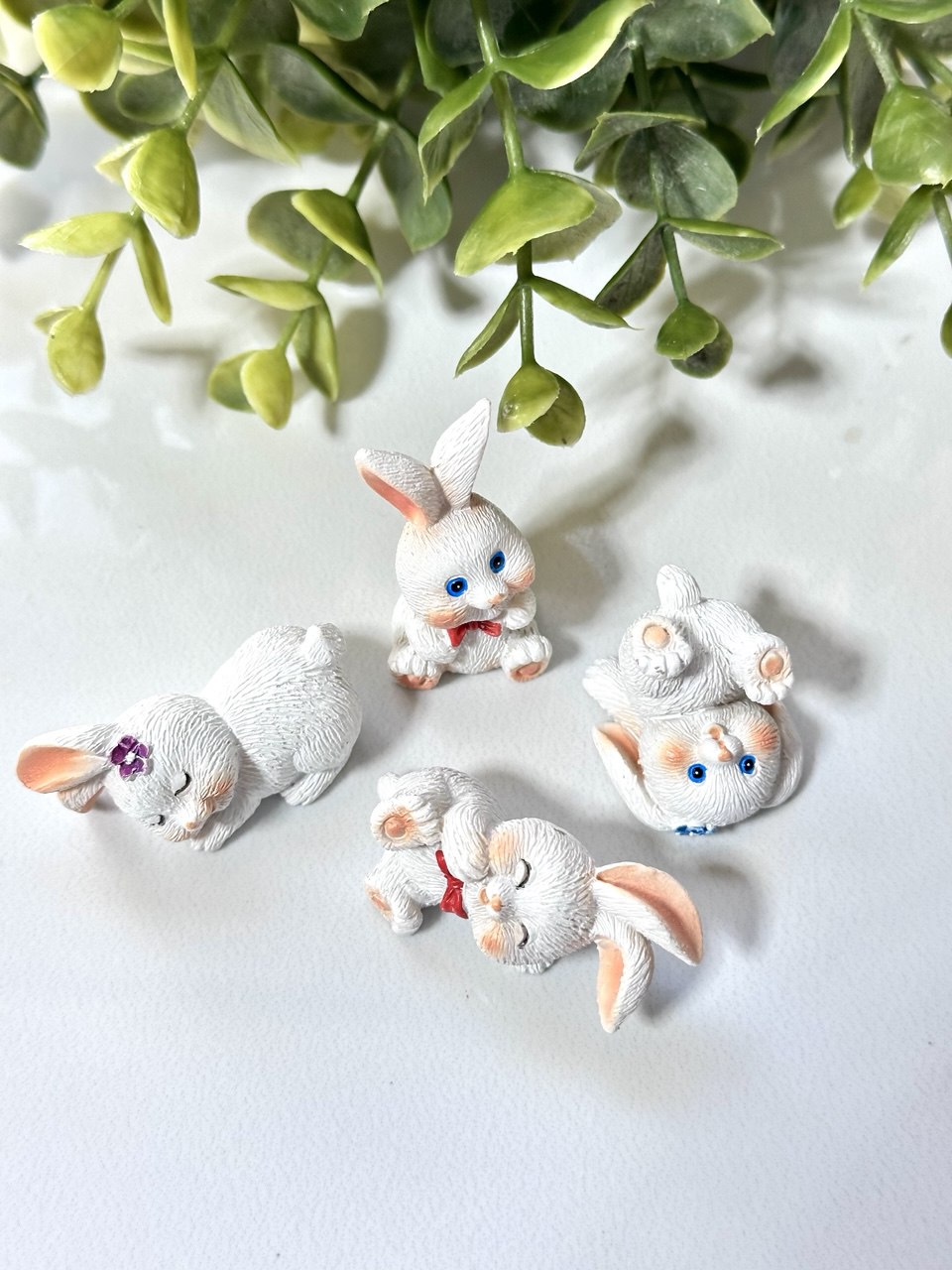 Silicone Mold Bunny Figurines Set of 4 – 2.5–4.5 cm