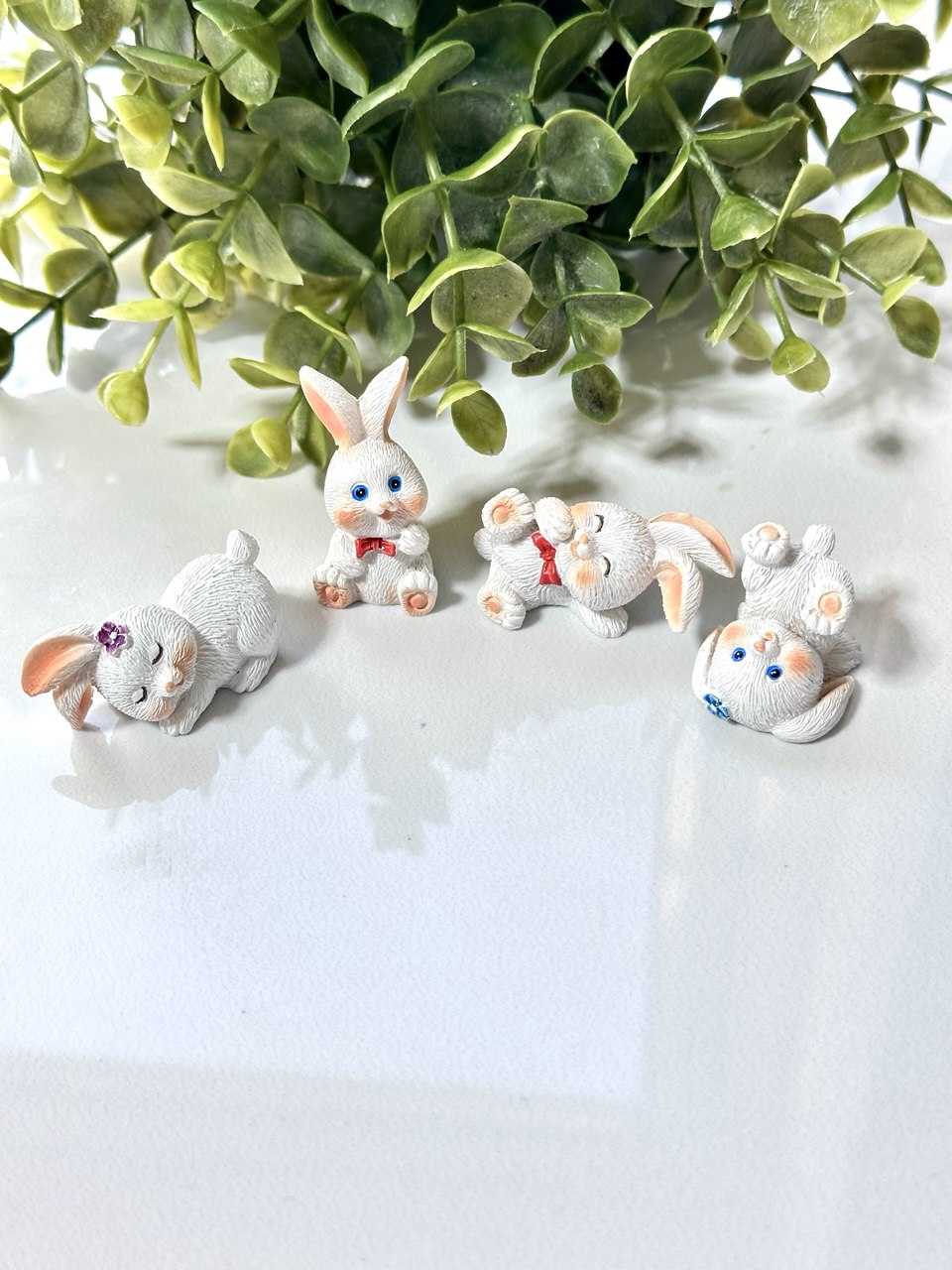 Silicone Mold Bunny Figurines Set of 4 – 2.5–4.5 cm