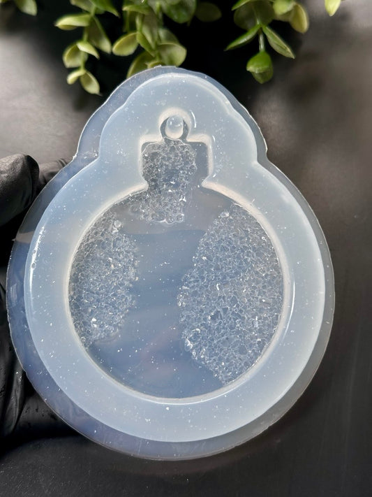 Christmas Tree Bauble Mold - Druzy Resin and DIY Decoration Tool