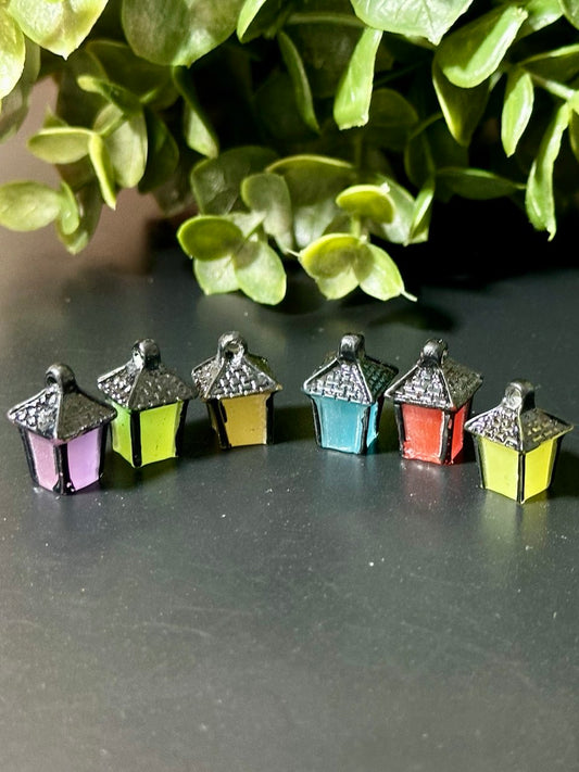 Mini Lantern Charms – Colorful Christmas Lights