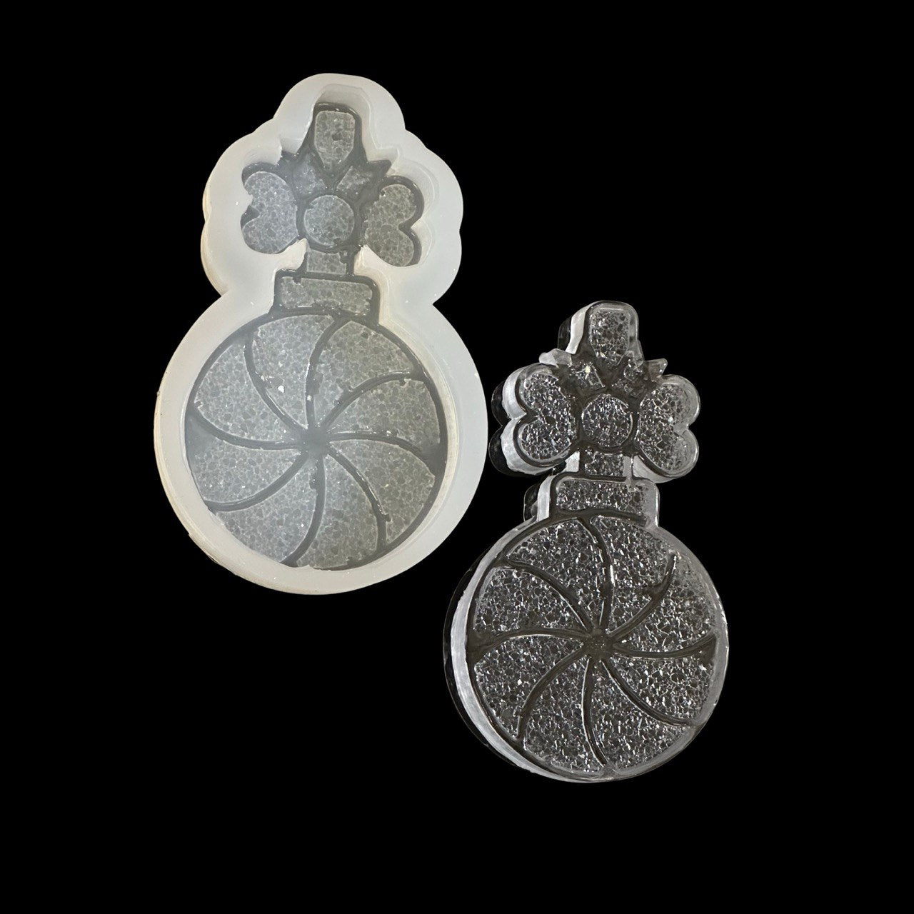 Druzy Crystal Ornament Silicone Mold