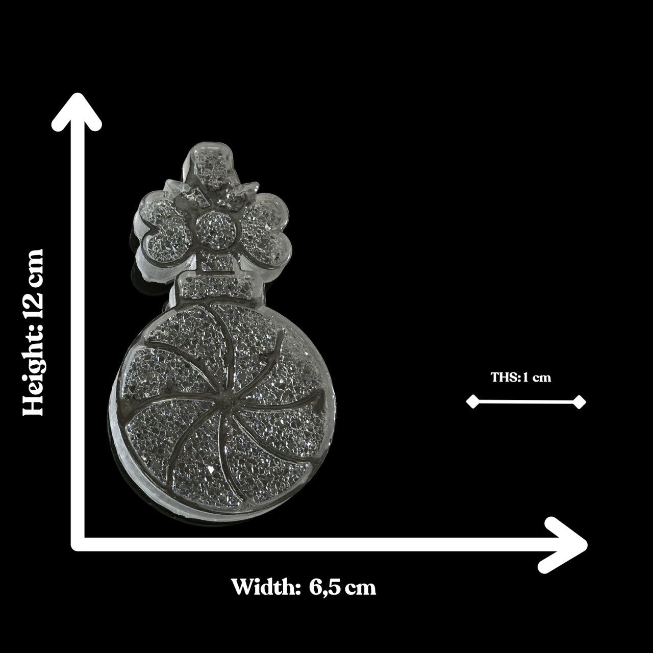 Druzy Crystal Ornament Silicone Mold