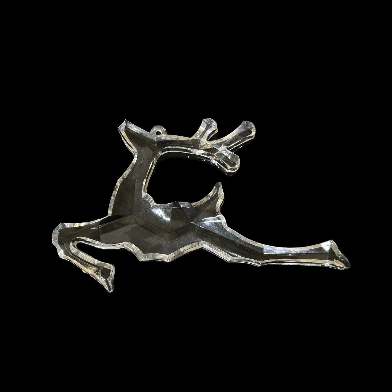 Crystal Reindeer Silicone Mold Large Faceted Ornament
