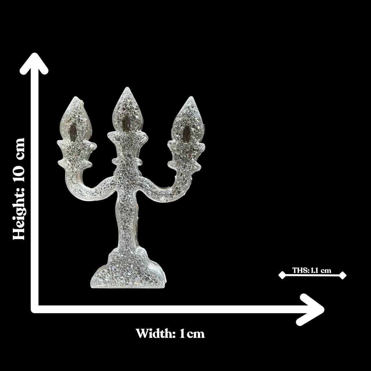 Druzy Crystal Candleholder Silicone Form