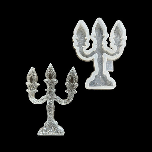 Druzy Crystal Candleholder Silicone Form