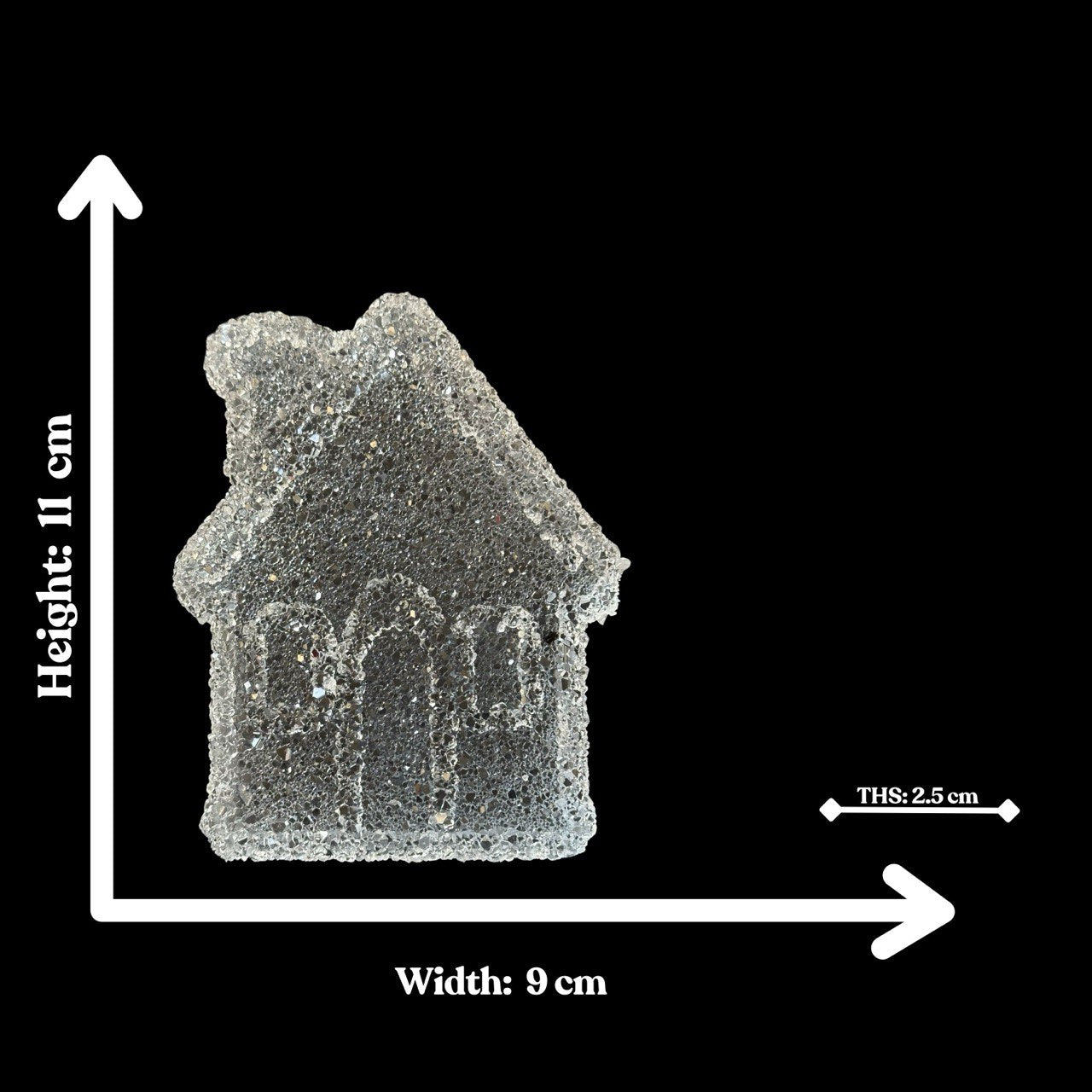 Druzy House Silicone Mold
