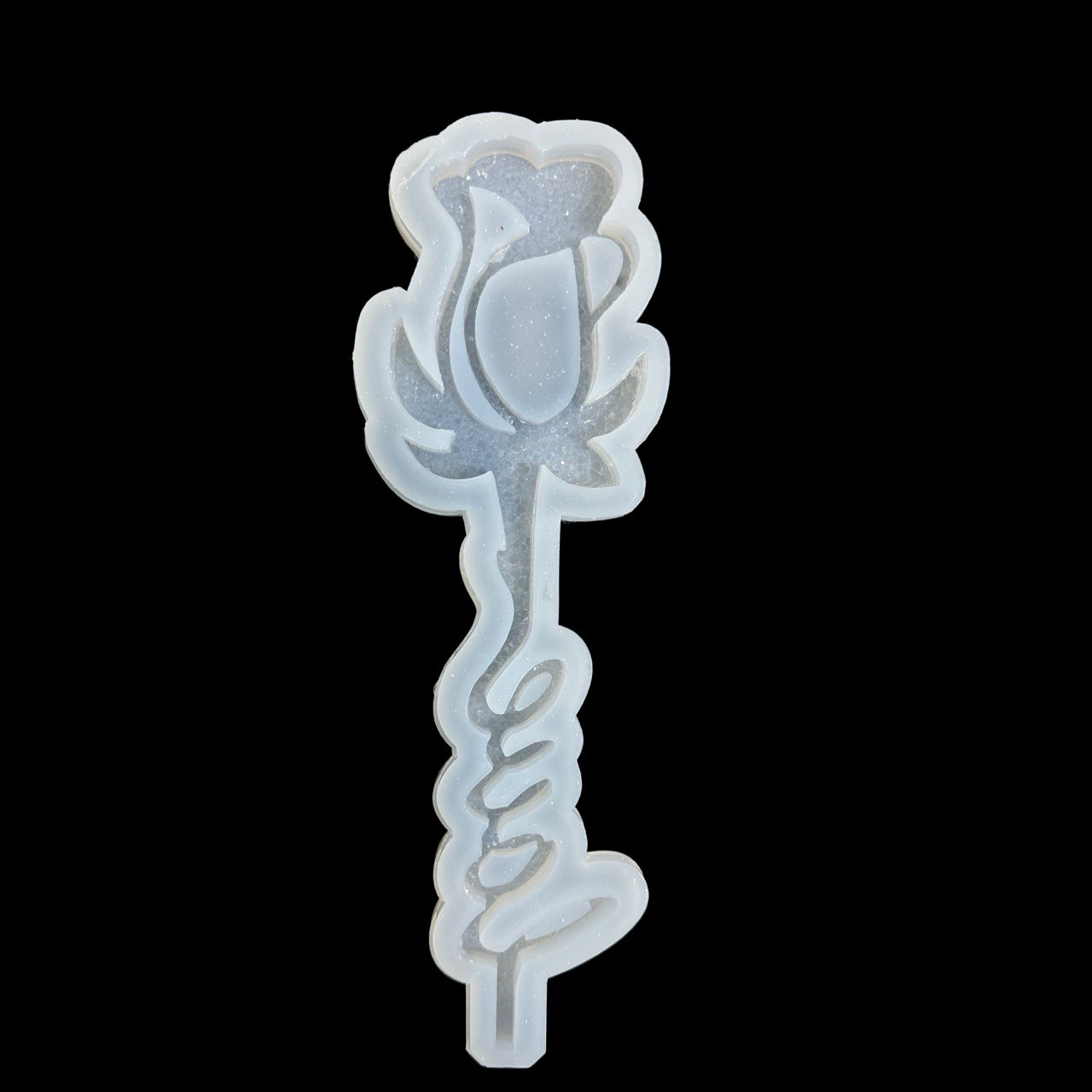 Druzy Crystal Rose Flower Silicone Mold