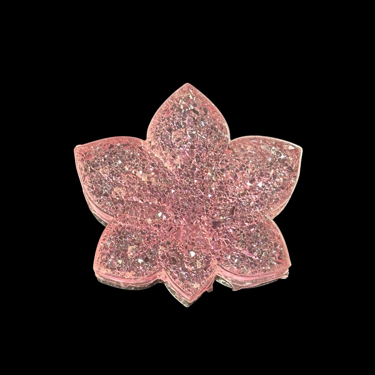 Druzy Orchid and Daisy Silicone Mold – 2 Resin Flowers
