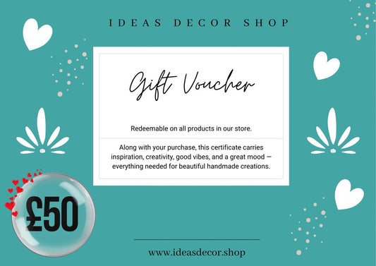 Digital Gift Card — Ideas Decor Shop