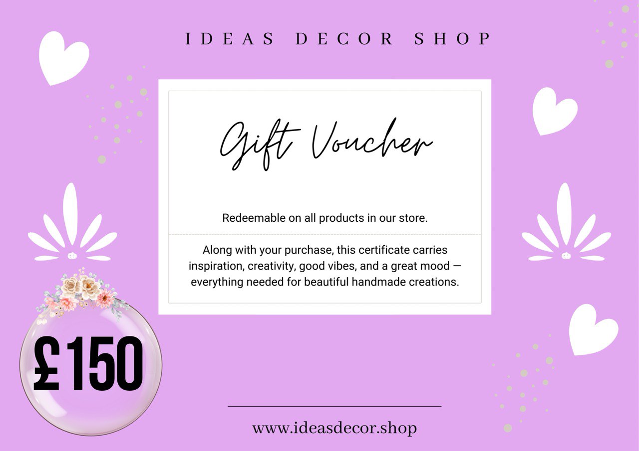 Digital Gift Card — Ideas Decor Shop
