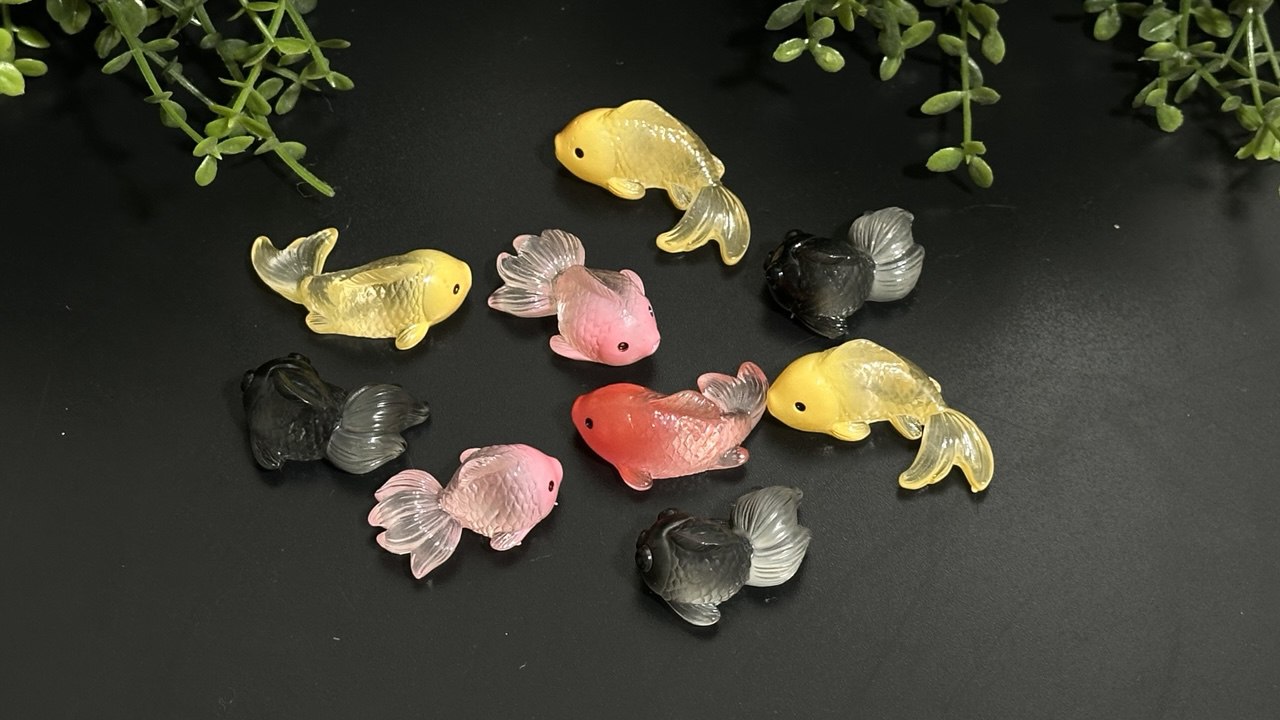 Silicone Mini Koi Charm Mold Set - 9 Designs