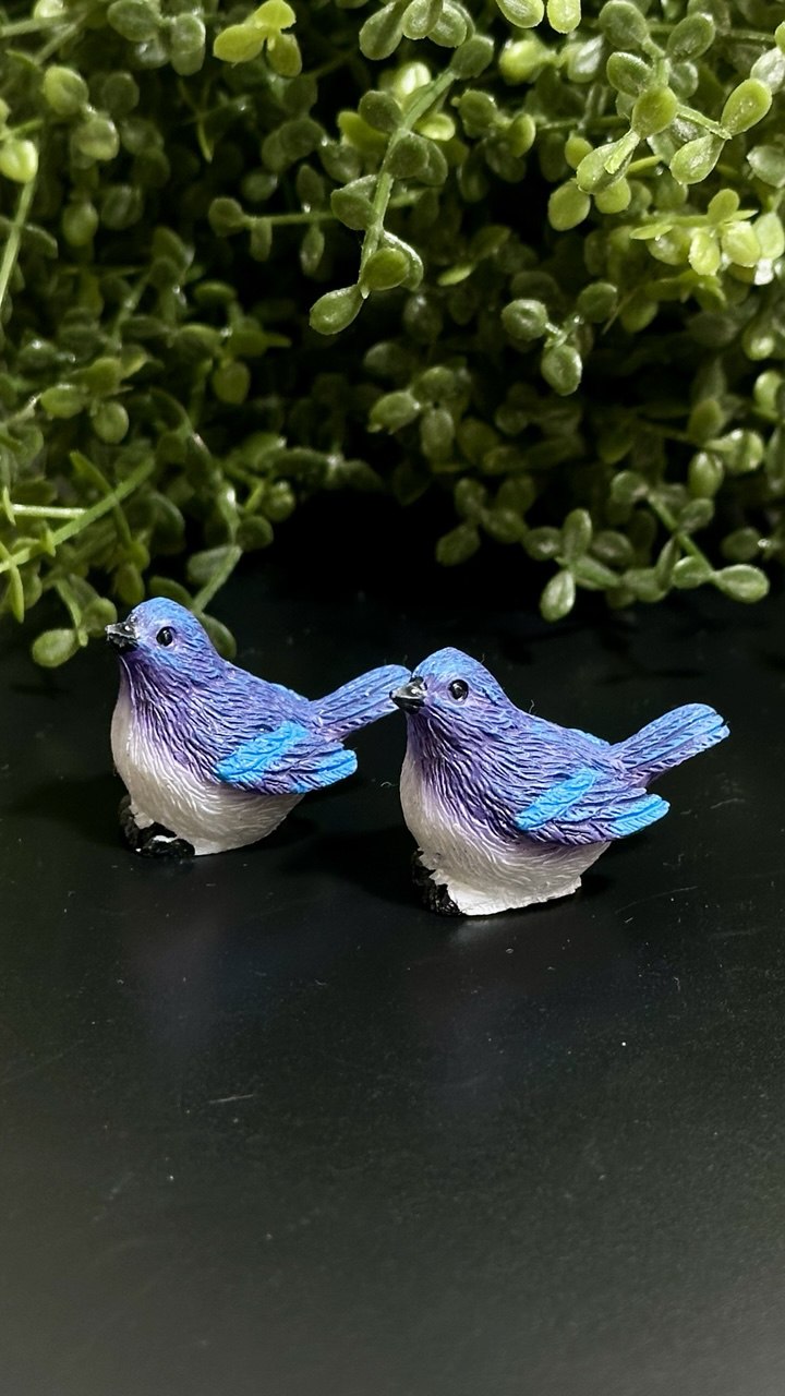 Silicone Mini Blue Songbird Mold