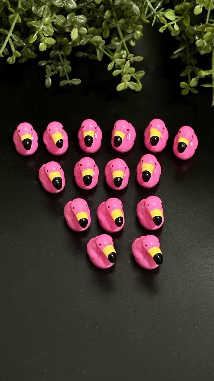 Silicone Mini Flamingo Mold Set, 15 Tiny Bird