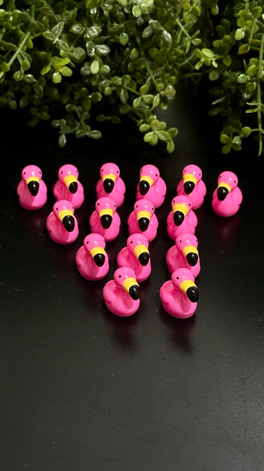 Silicone Mini Flamingo Mold Set, 15 Tiny Bird