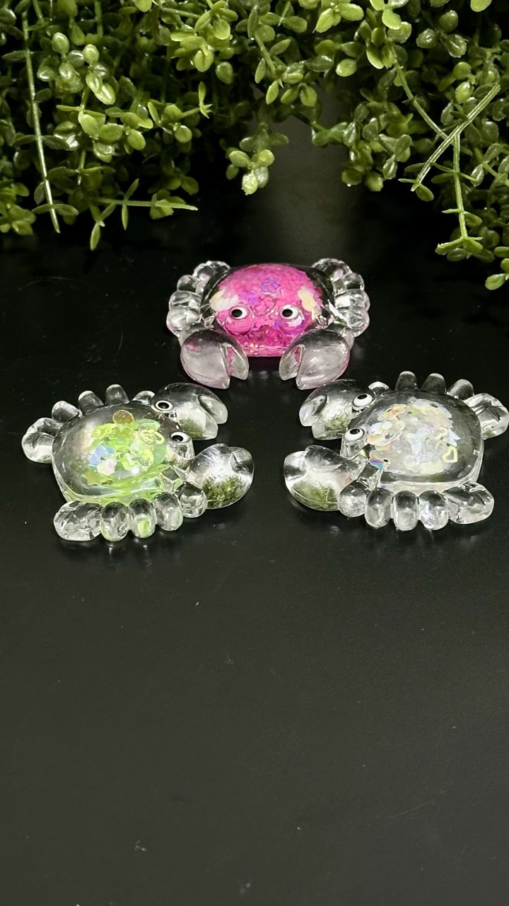 Crab Silicone Mold for Epoxy Resin, Miniatures & Crafts