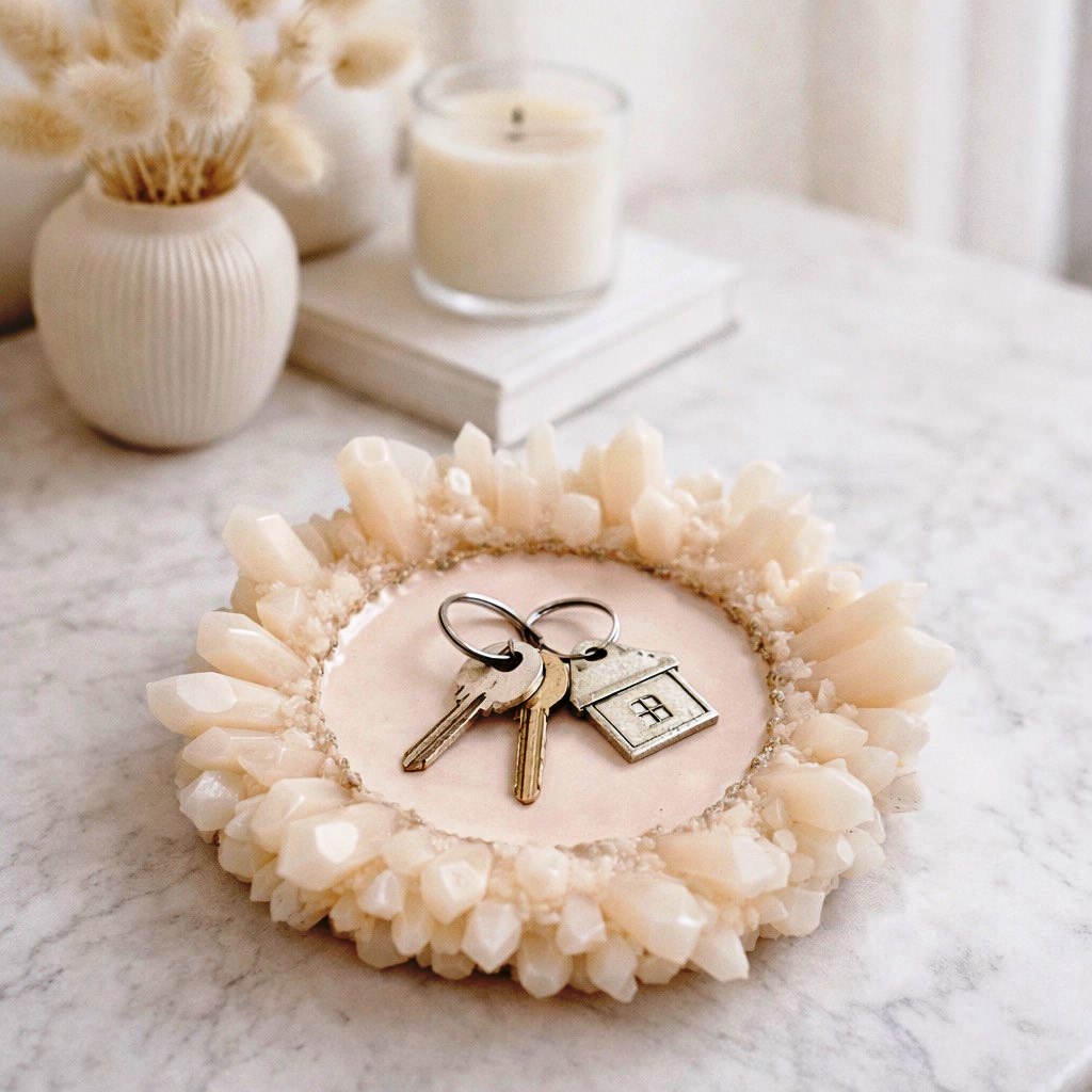 Silicone mold crystal tray