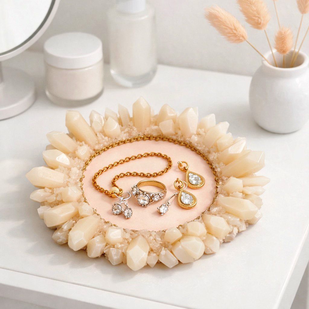 Silicone mold crystal tray