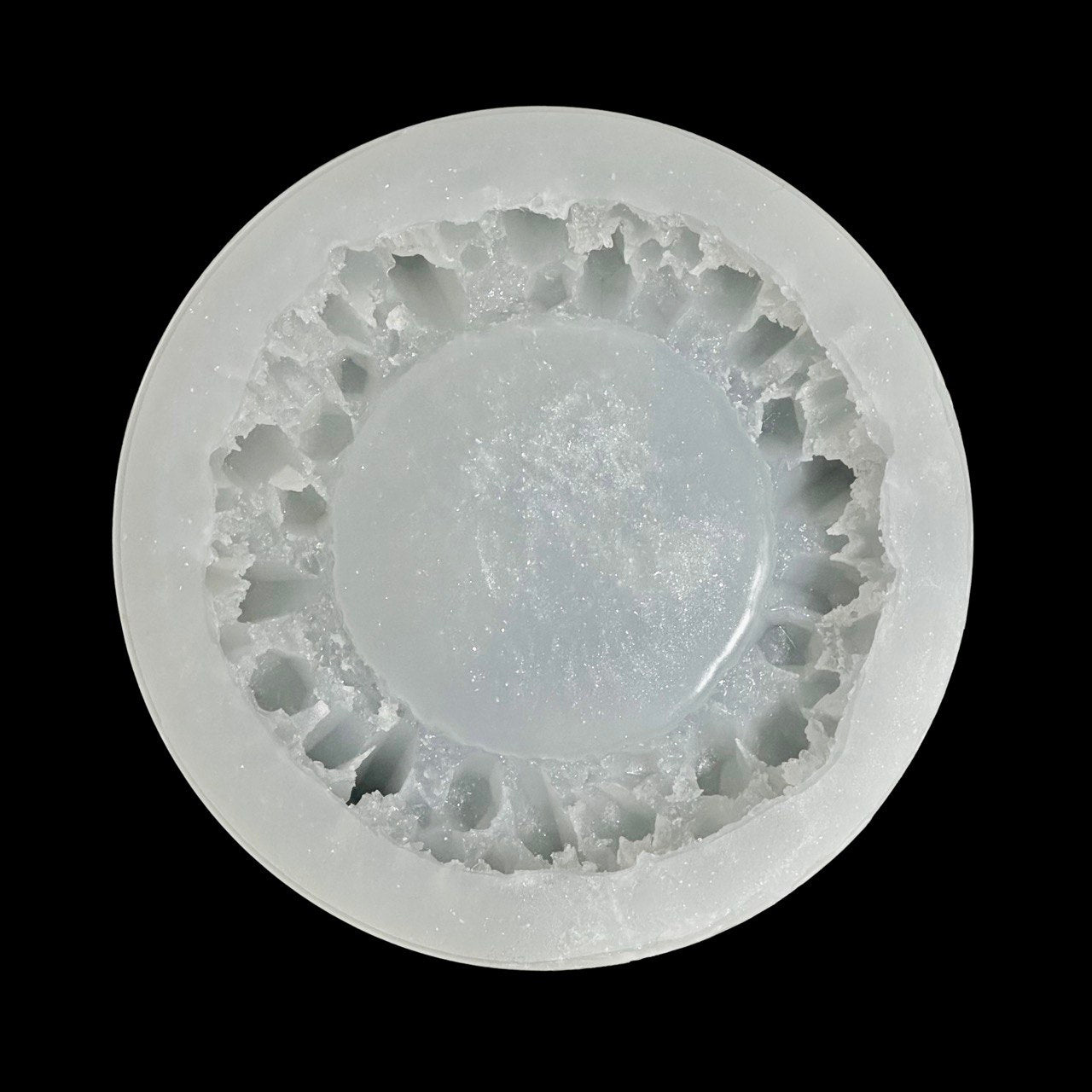 Silicone mold crystal tray