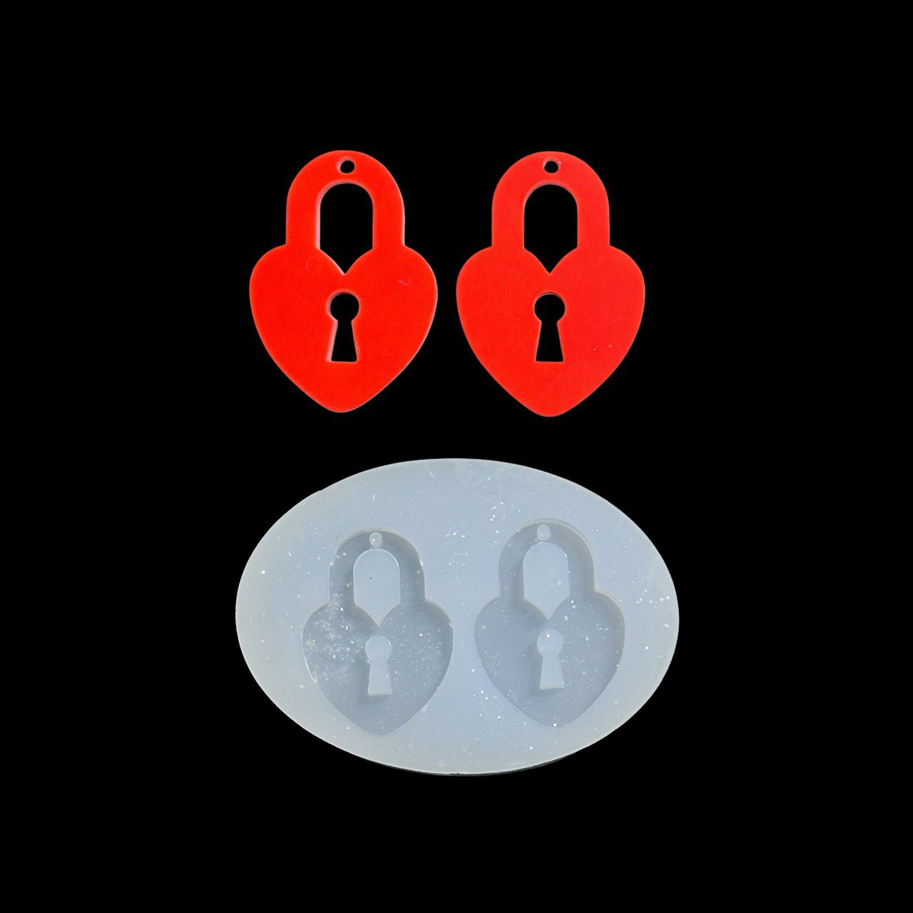 Heart Lock Silicone Mold - Ideas Decor Shop